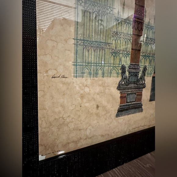 TWA Airlines Vintage David Klein Original Piece London Circa 1960s Rare Edition - Picture 3 of 5